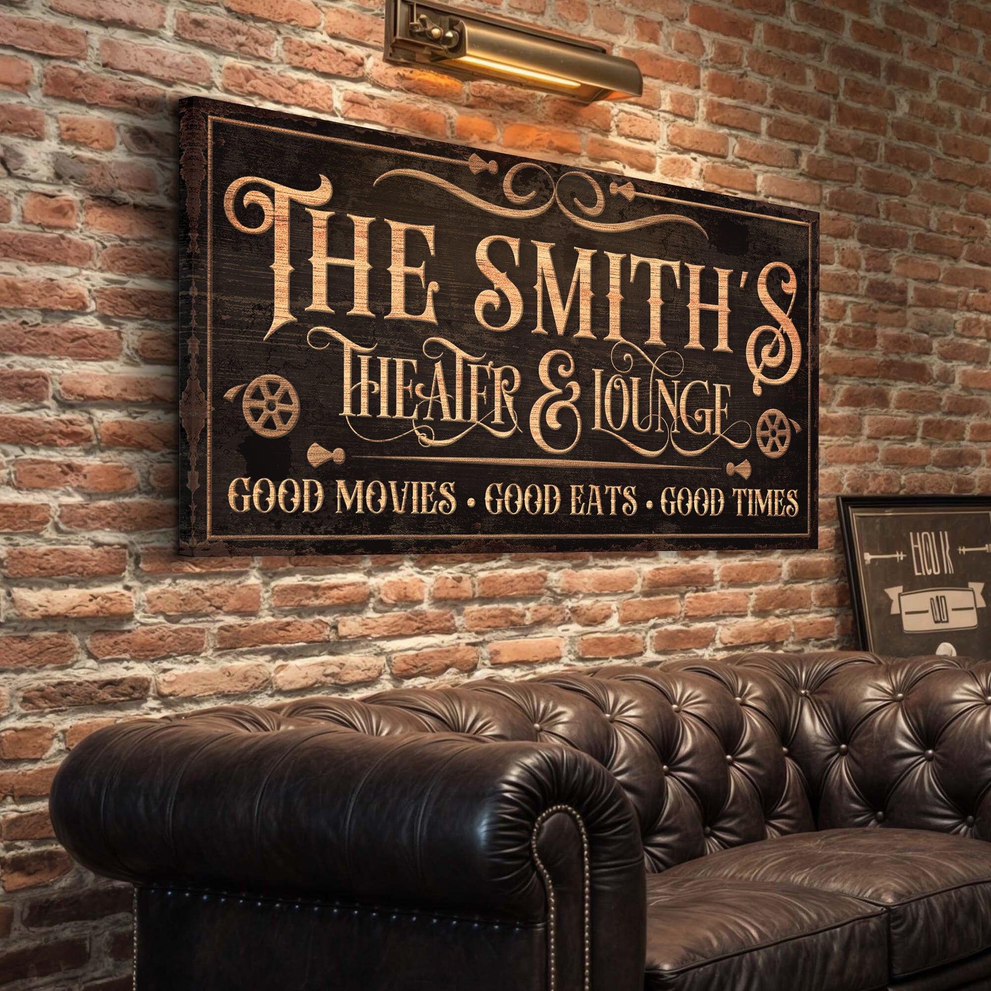 Personalized Theater Sign V - Image by Tailored Canvases