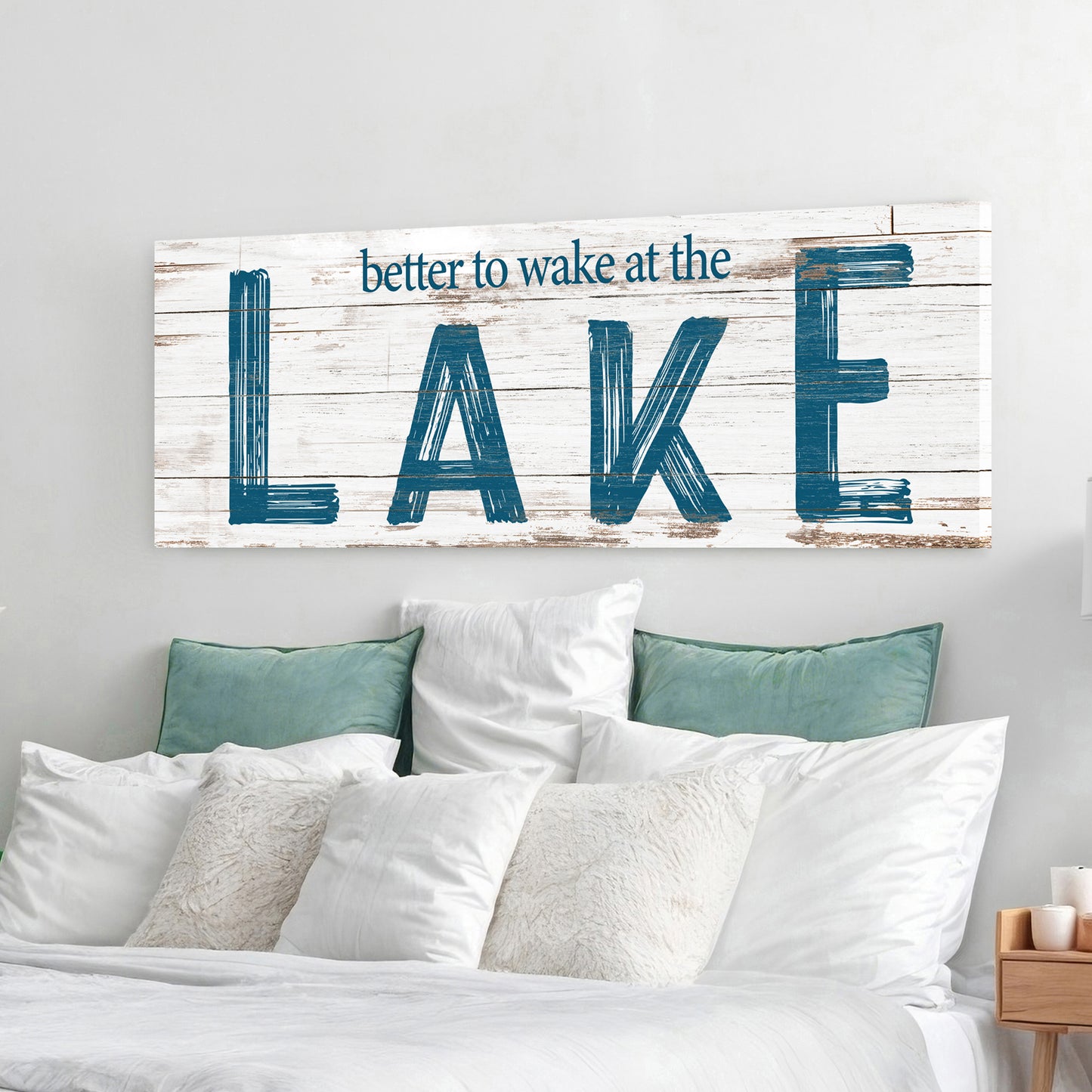 Better To Wake At The Lake Sign II