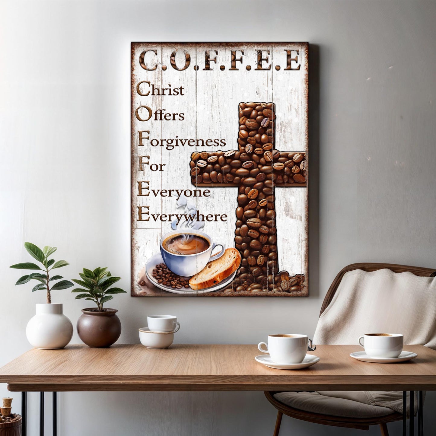 Our C.O.F.F.E.E Faith Sign V