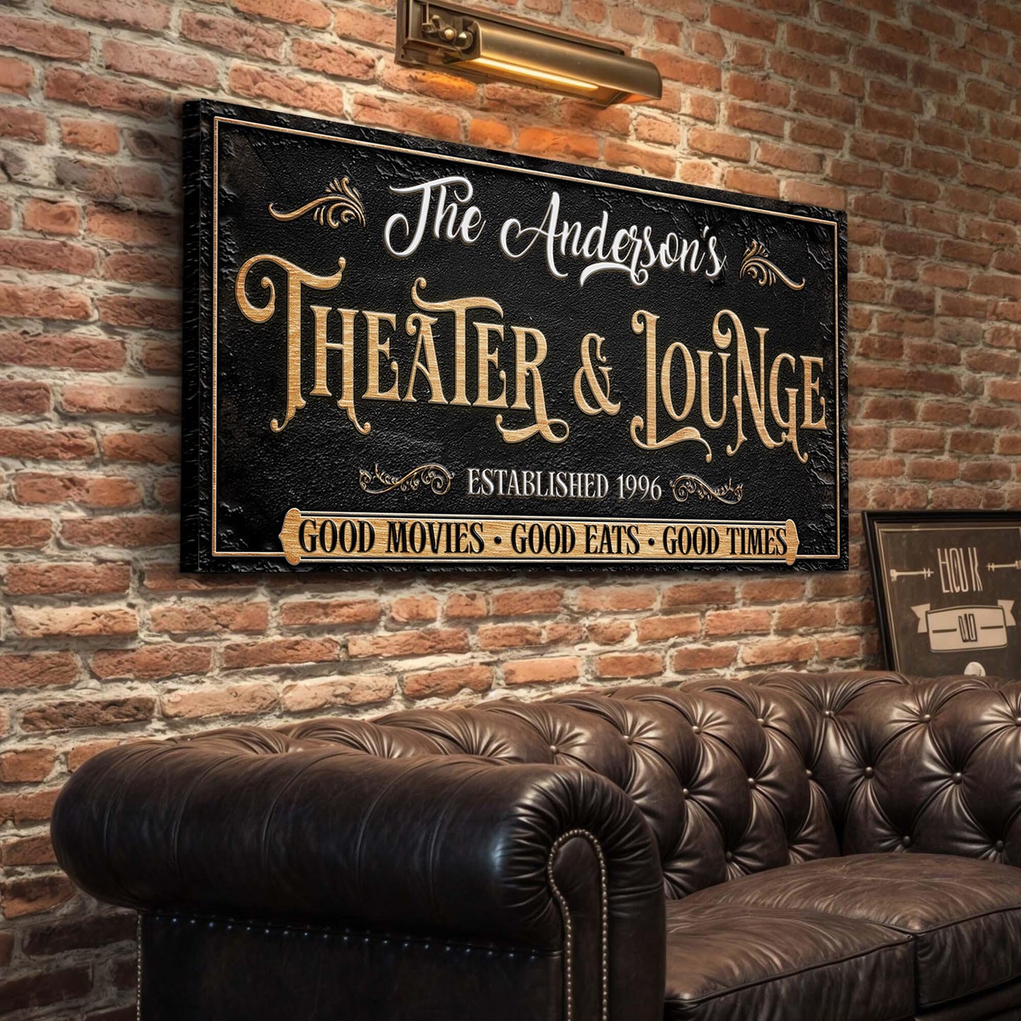 Family Theater And Lounge Sign VI