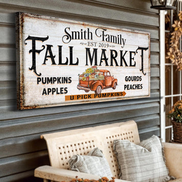 Fall Market Pumpkin Patch Sign