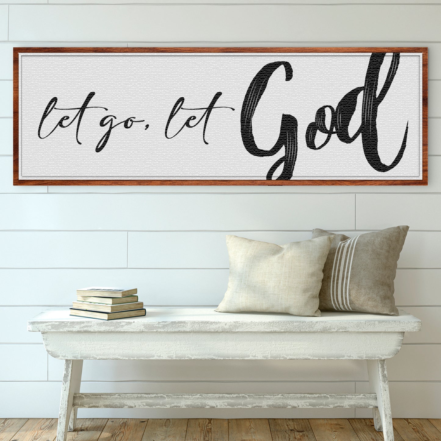 Let Go Let God Faith Sign VI