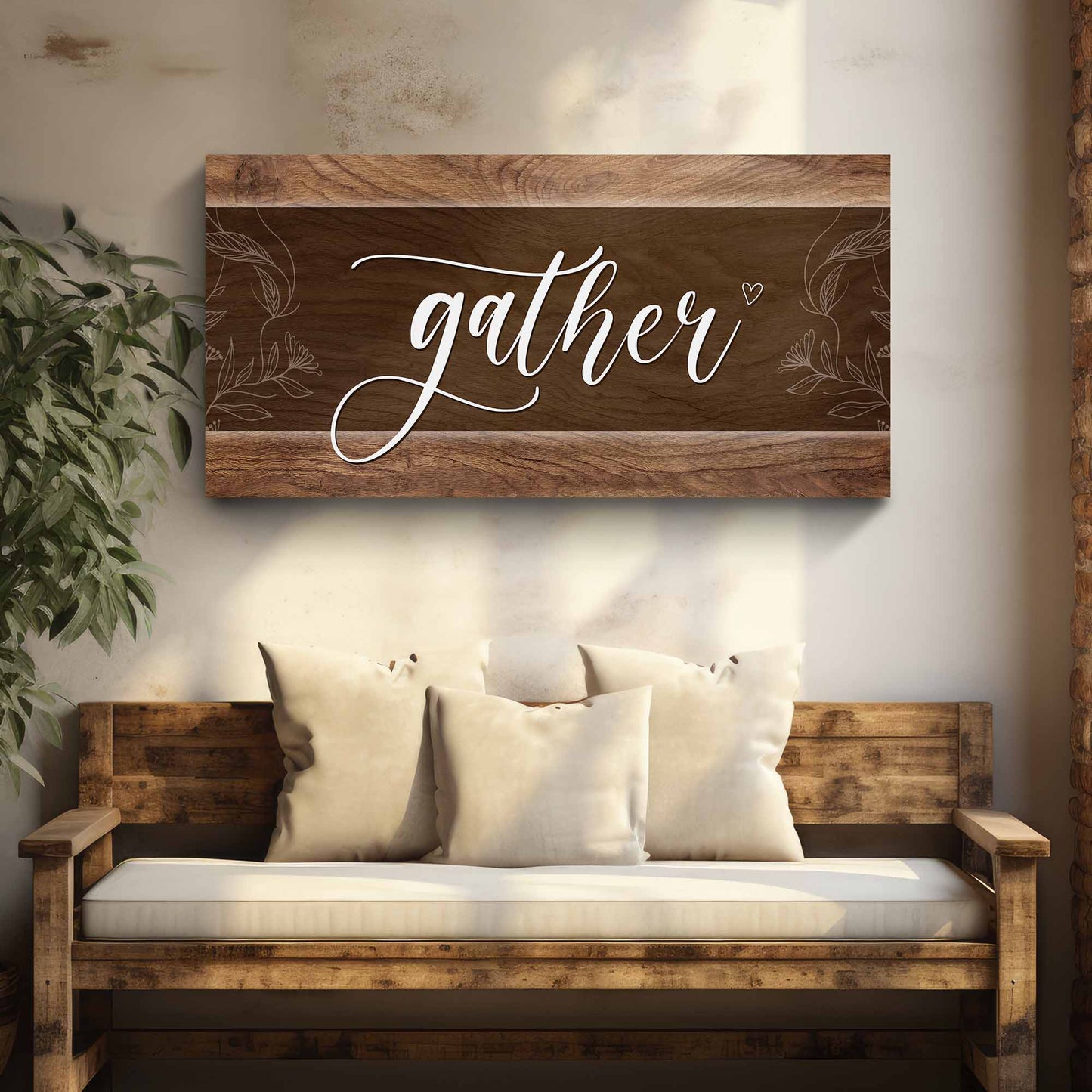 Gather Sign IX Style 1 - Image by Tailored Canvases