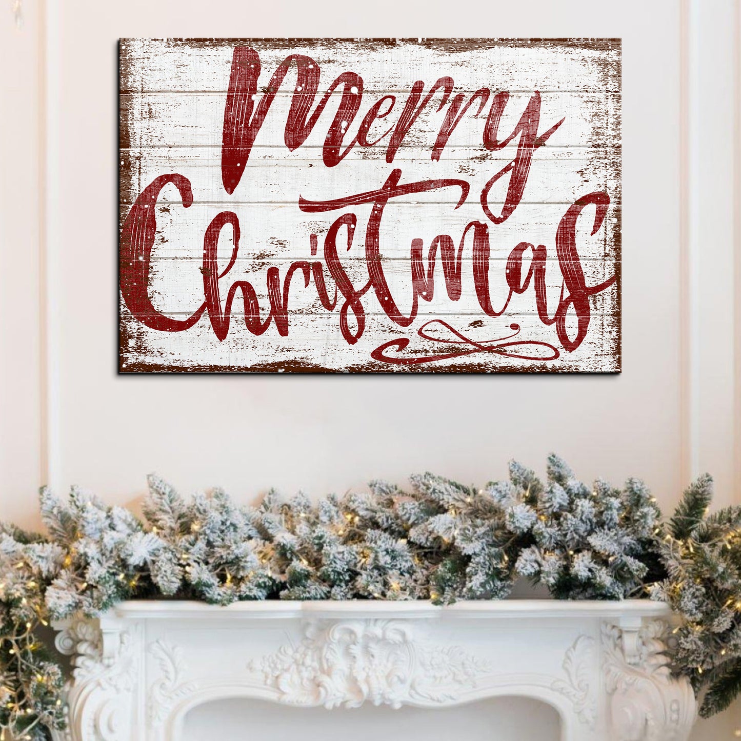 Merry Christmas Sign IX