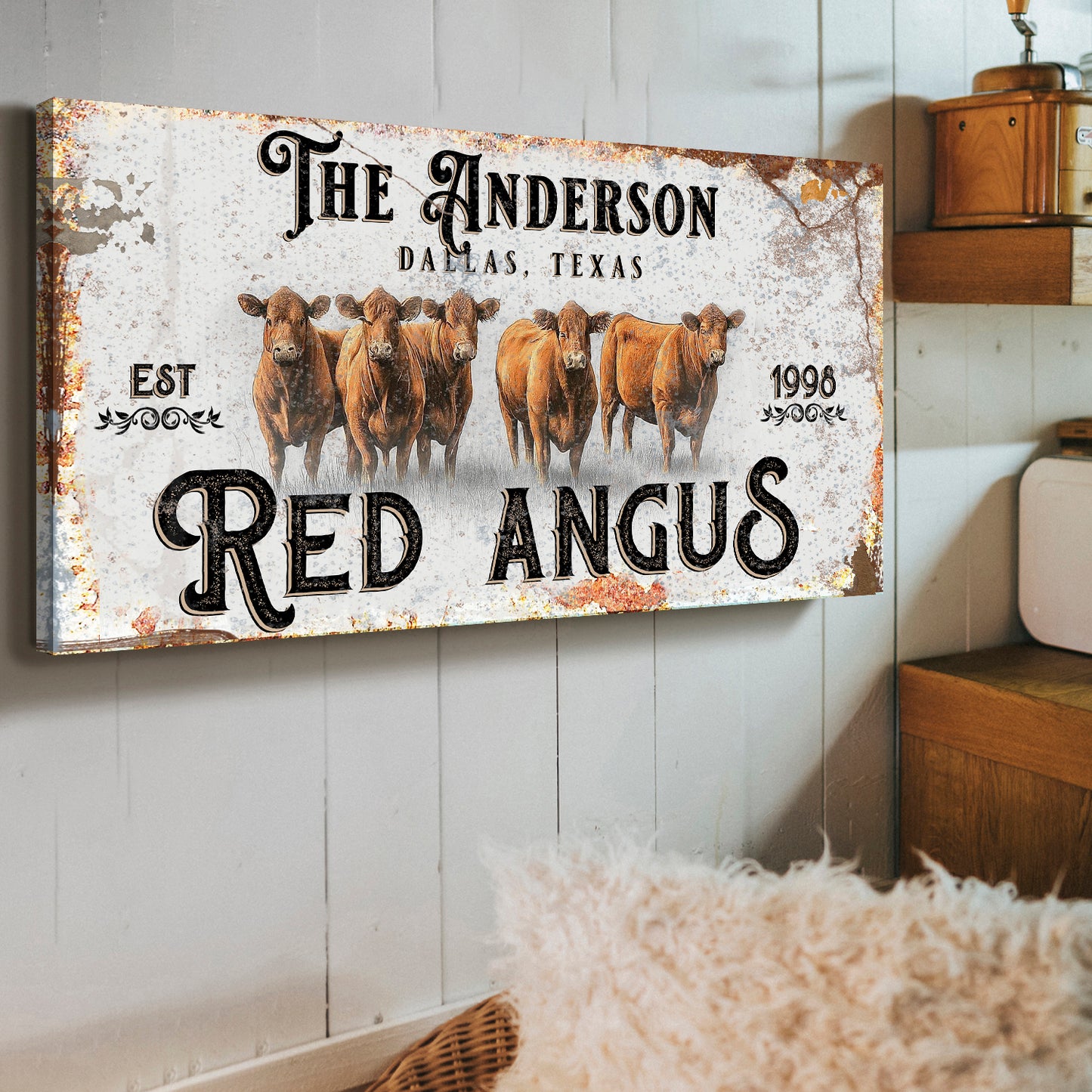 Red Angus Sign