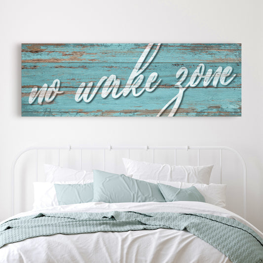 No Wake Zone Sign XIX