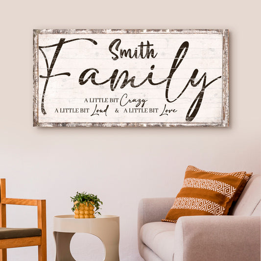 Family Sign XXI  - Image by Tailored Canvases