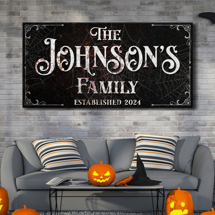 Personalized Gothic Sign - Image by Tailored Canvases