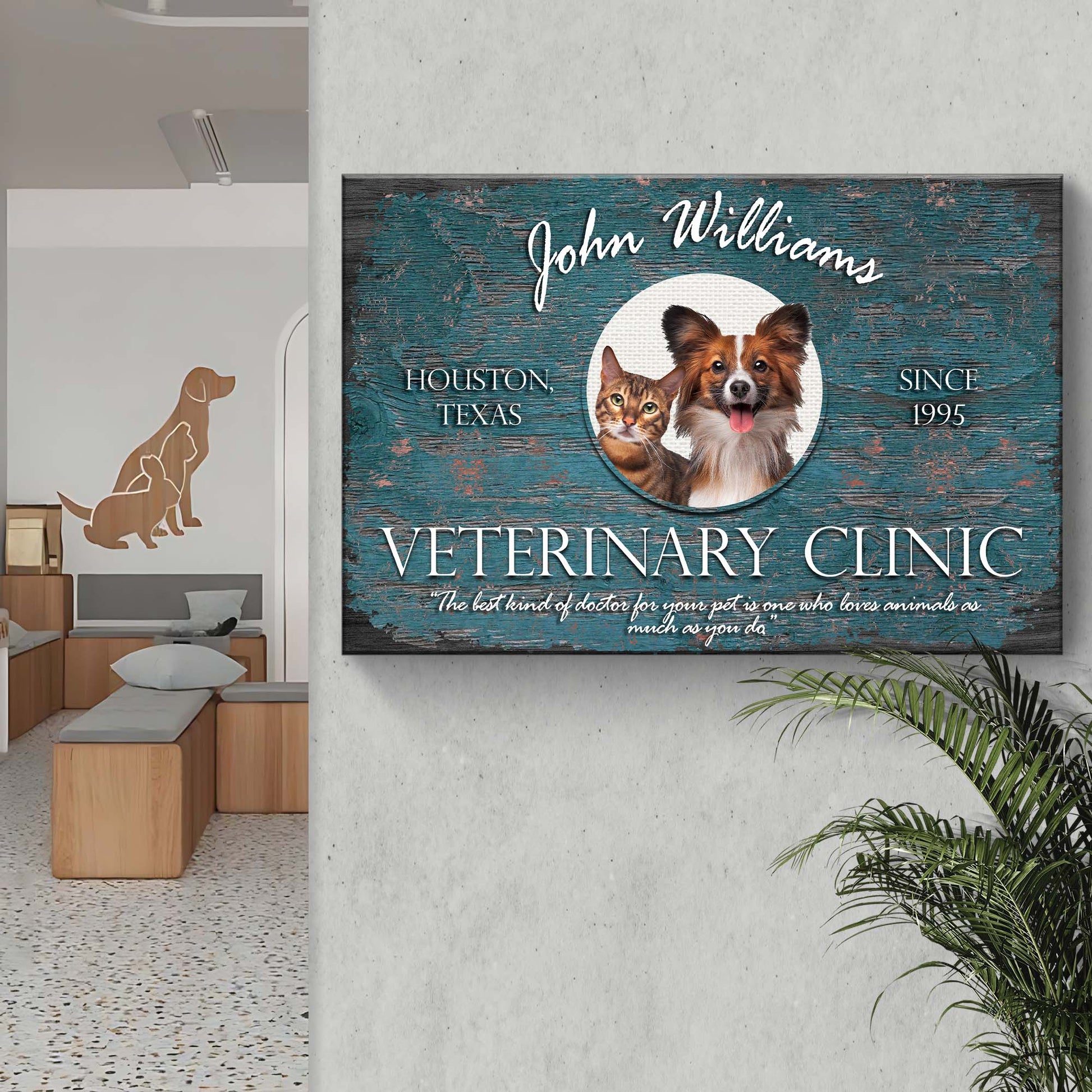 Veterinary Sign X  - Image by Tailored Canvases