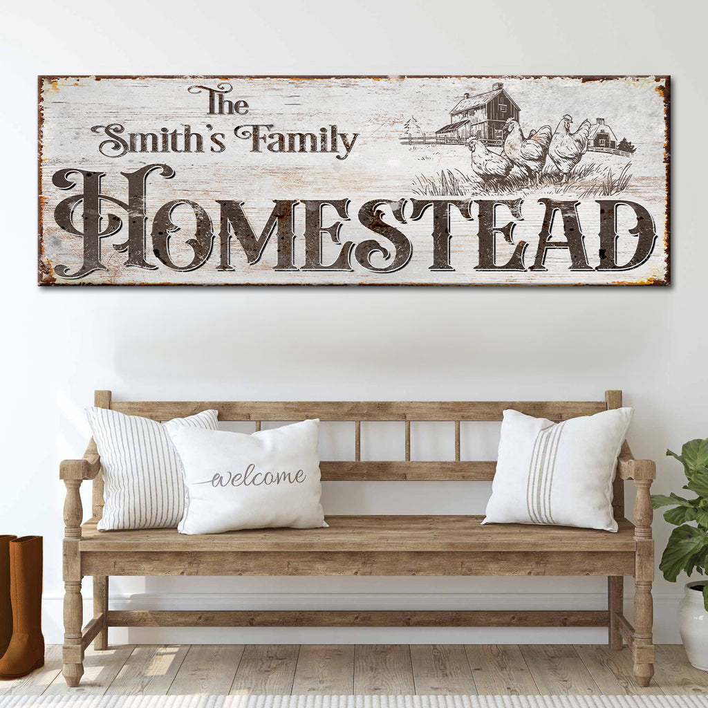 Family Homestead Sign II