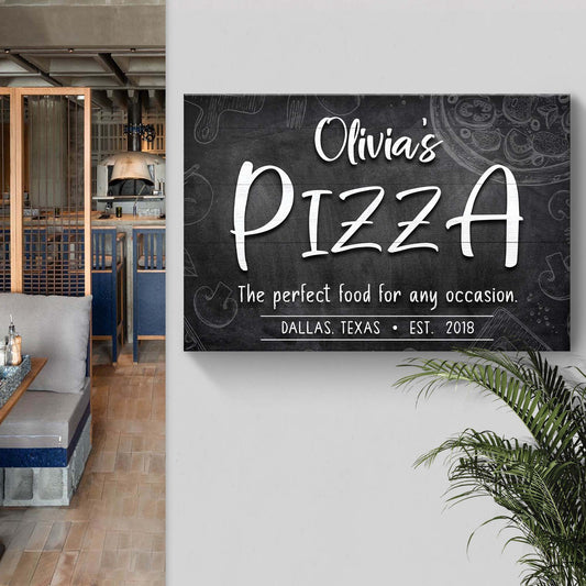 Pizza Sign III Style 2 - Imaged by Tailored Canvases