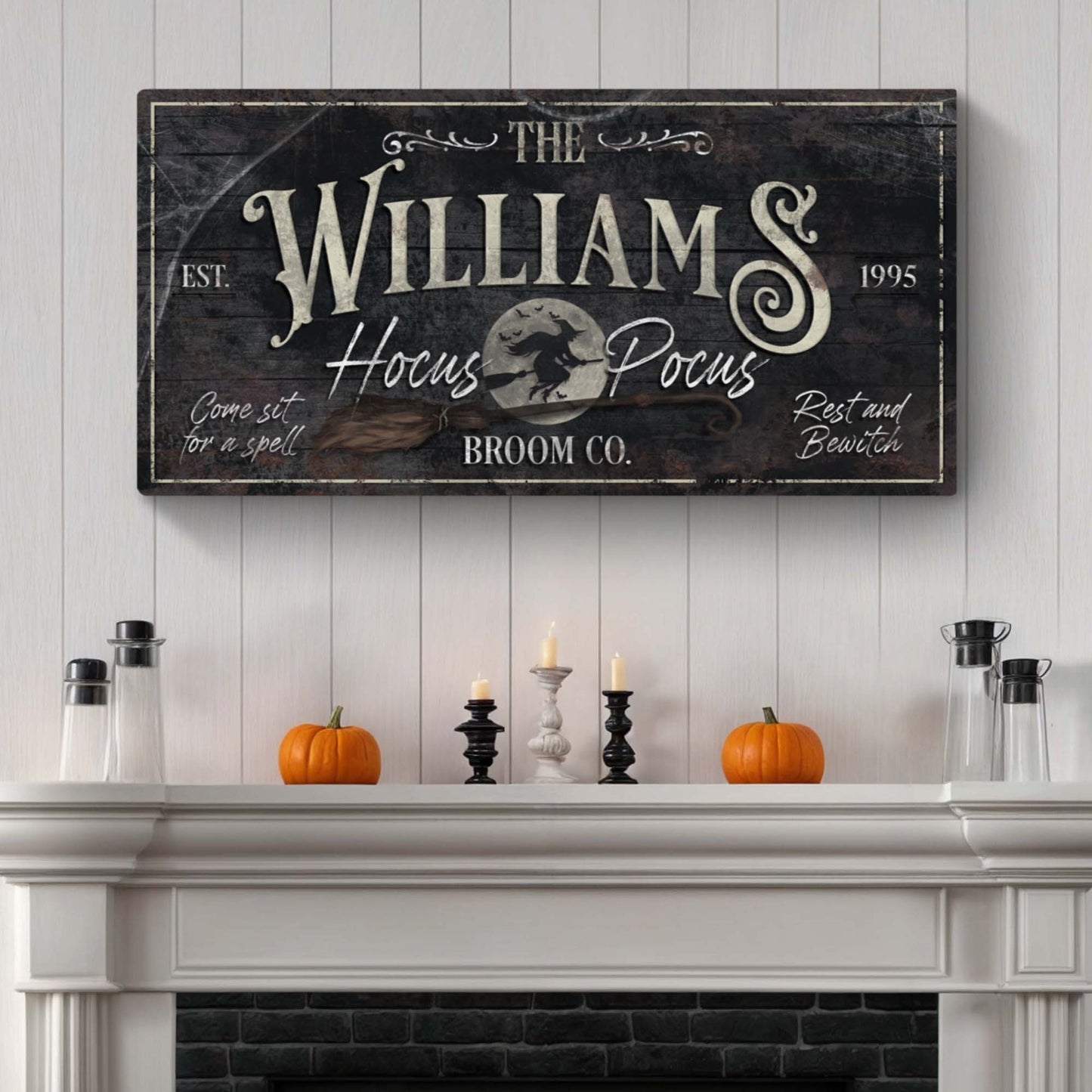 Personalized Hocus Pocus Halloween Sign II