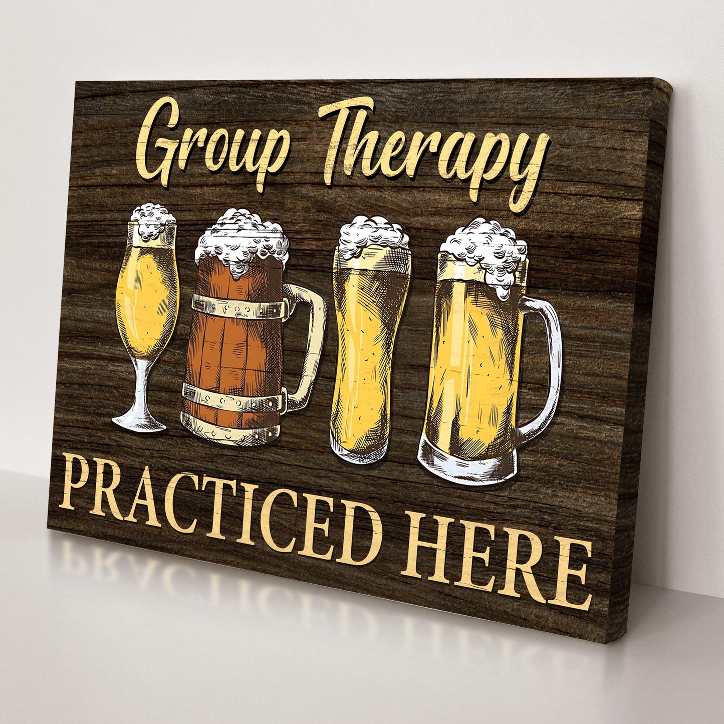 Group Therapy Beer Signs - Image by Tailored Canvases