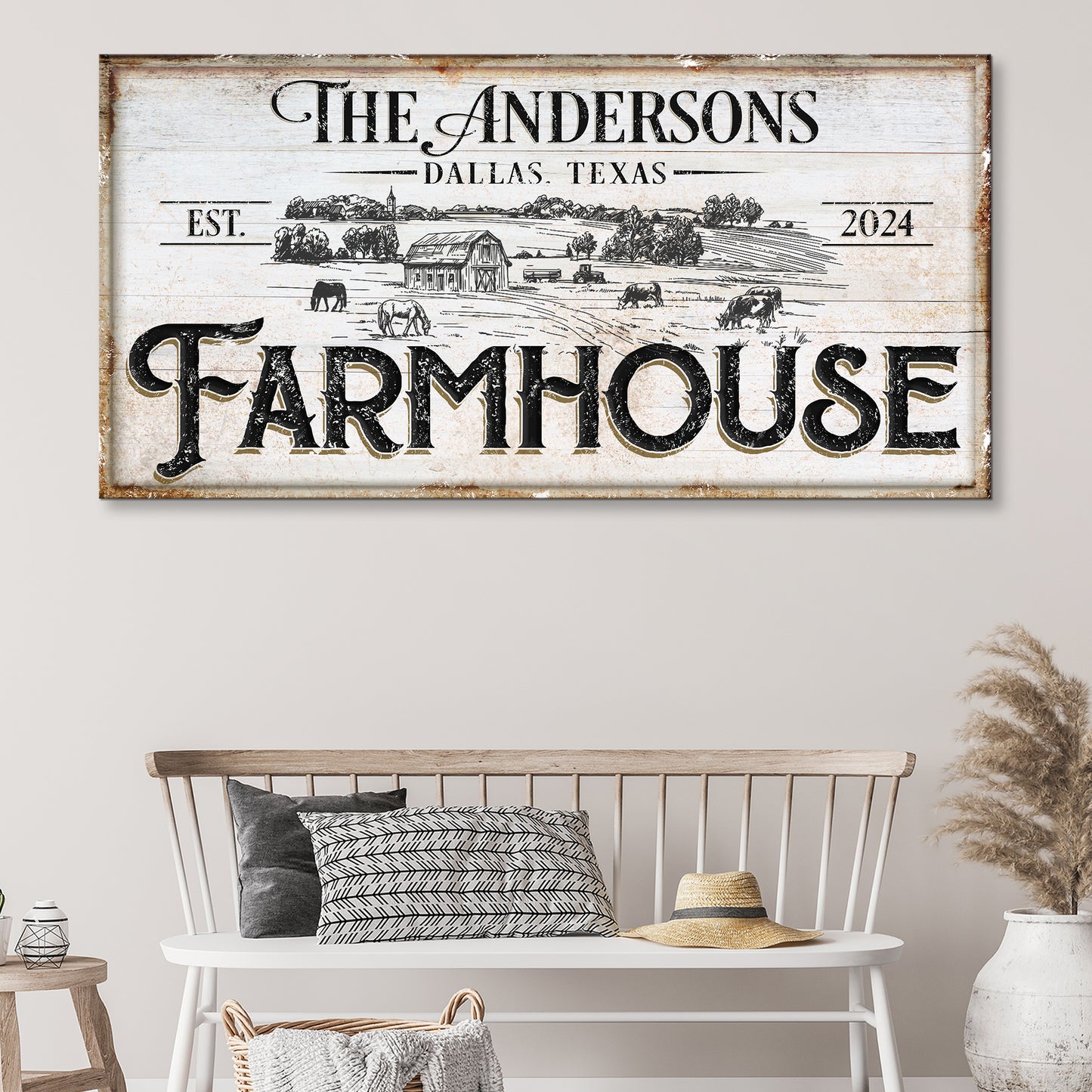 Rustic Farmhouse Sign XII