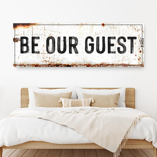 Be Our Guest Sign V