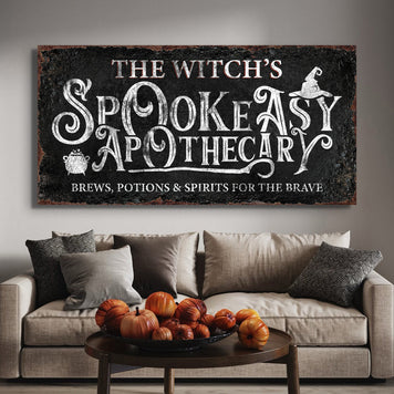 The Bewitched Speakeasy Bar Halloween Sign