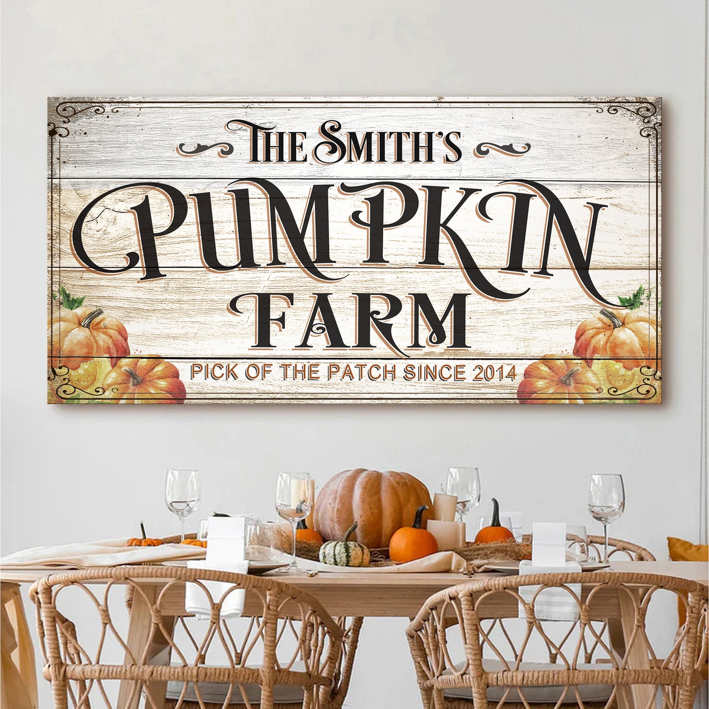 Pick Of The Patch Pumpkin Farm Sign