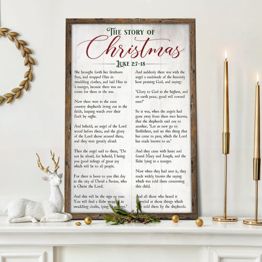 The Christmas Story Sign III - Image by Tailored Canvases