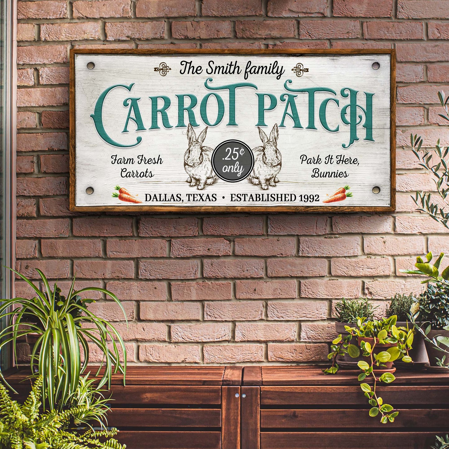 Farm Fresh Carrot Patch Sign II