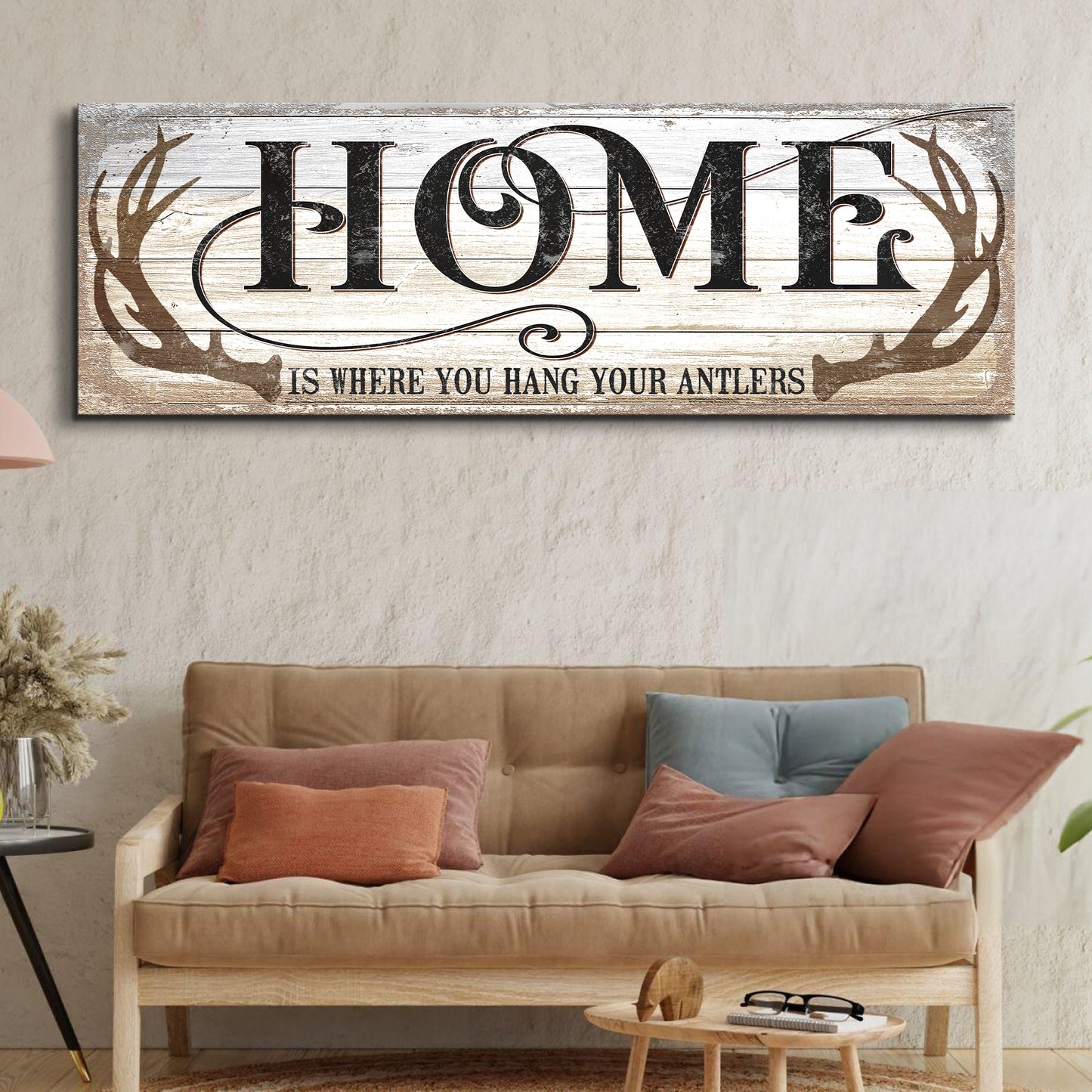 Home Is Where You Hang Your Antlers Sign II