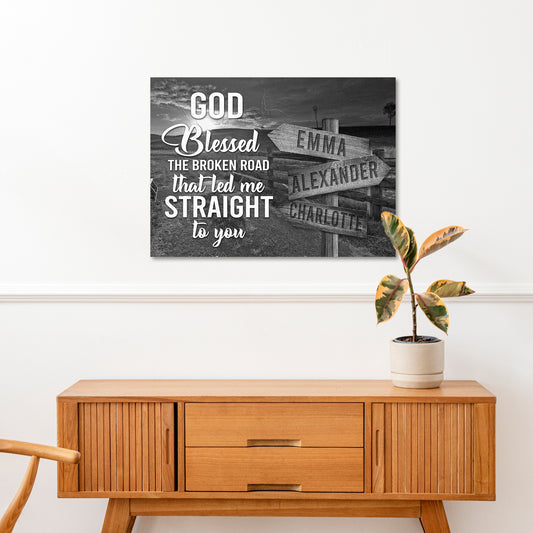 That Led Me To You Family Names Sign