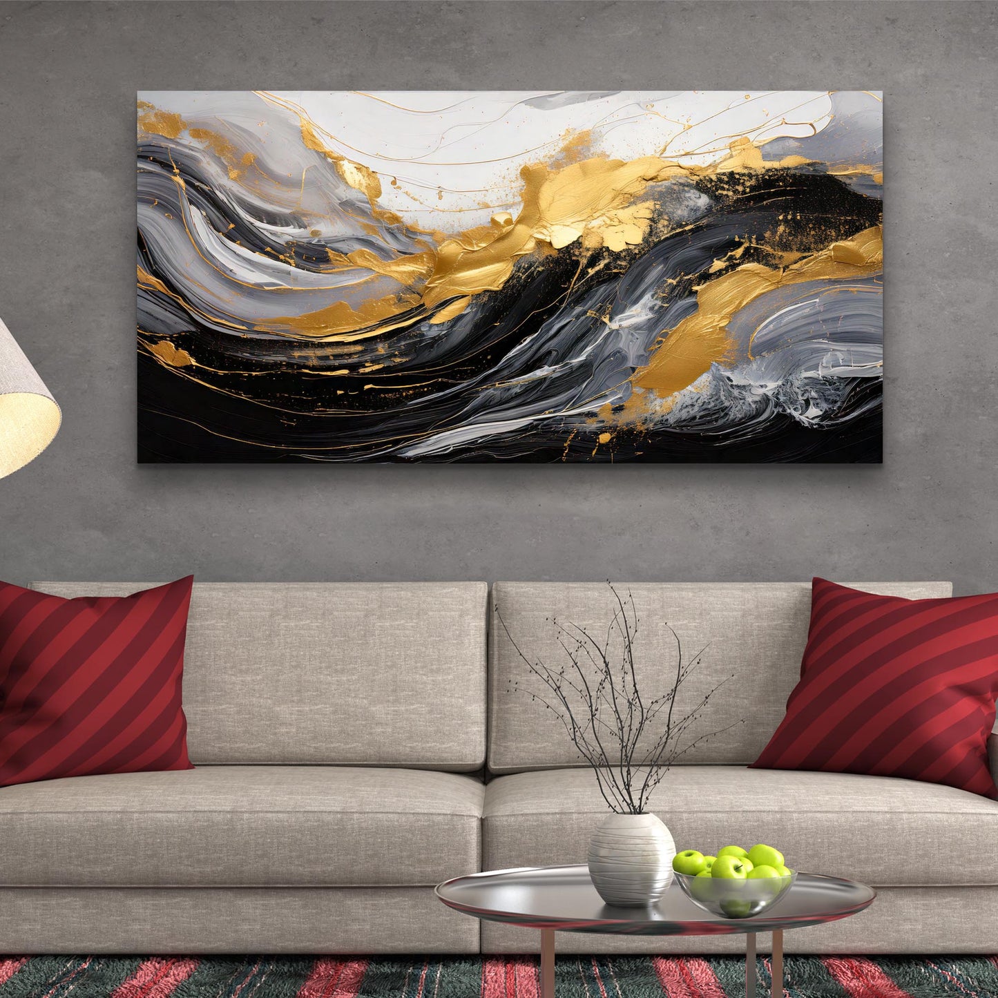 Modern Abstract Shadows Wall Art