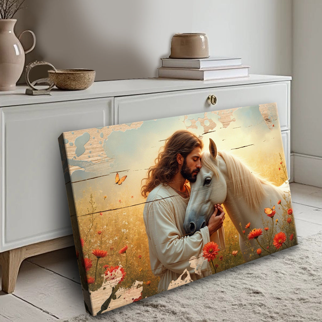 Jesus and Horse Faith Wall Art II