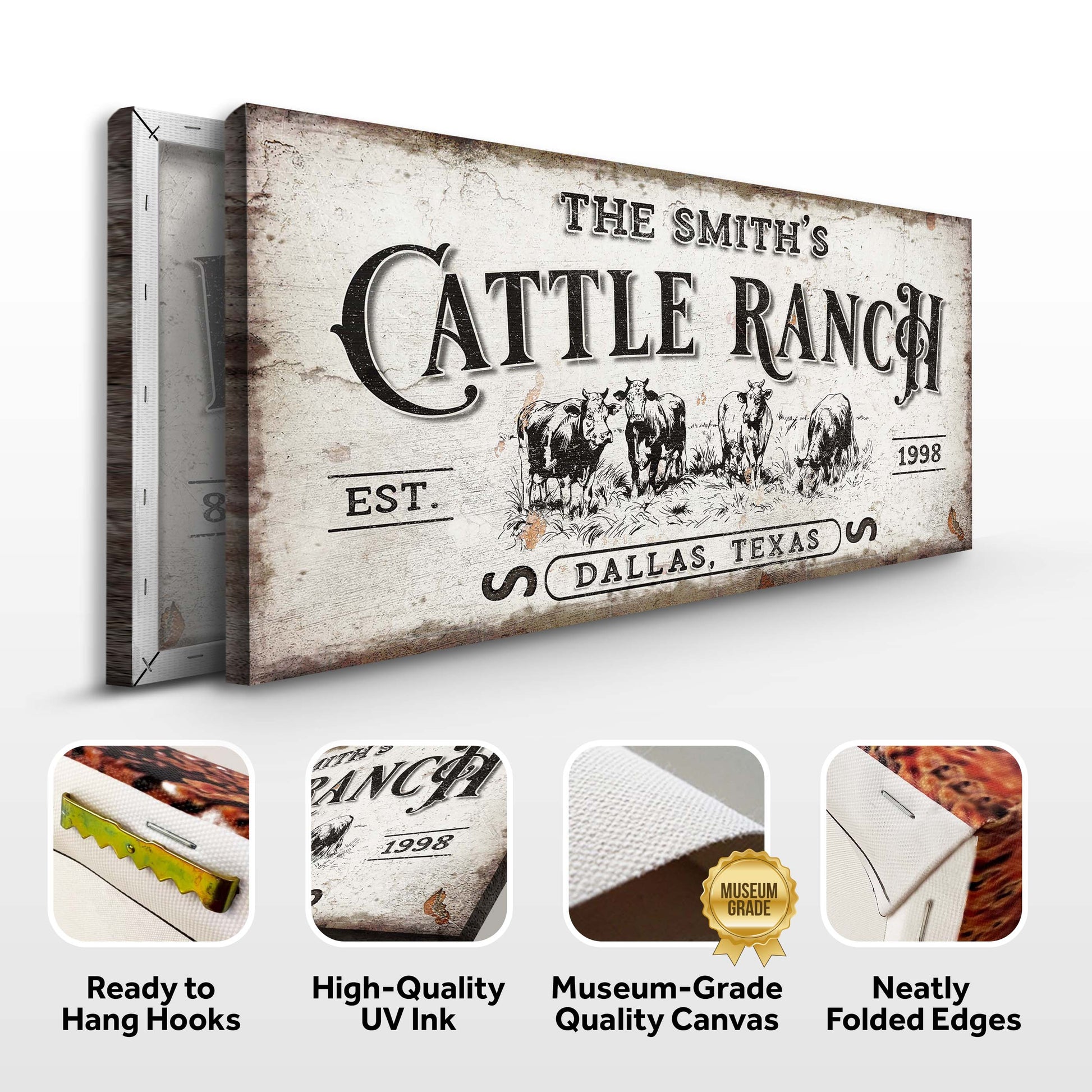 Branded Cattle Ranch Sign Specs - Image by Tailored Canvases