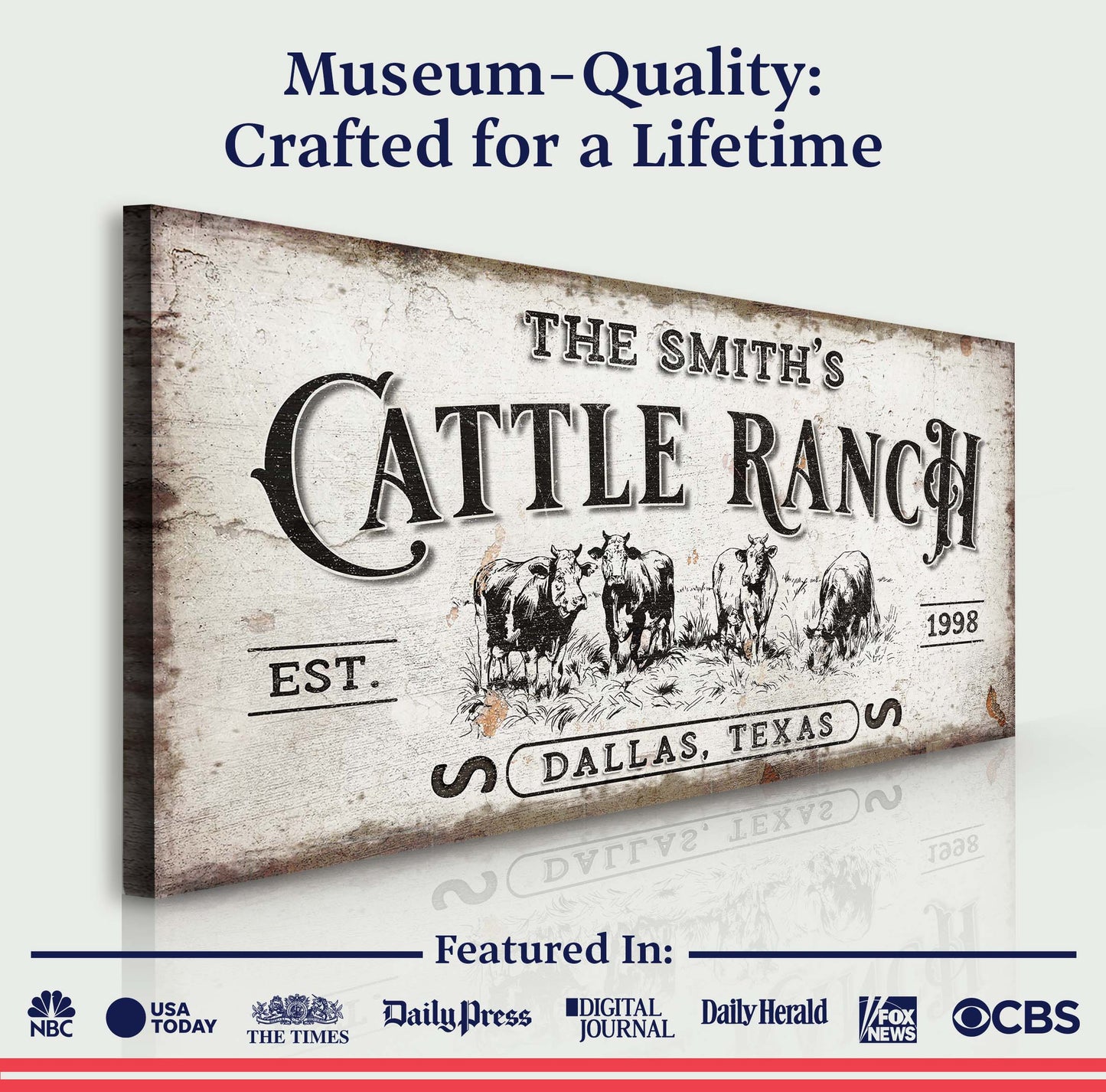 Branded Cattle Ranch Sign Specs - Image by Tailored Canvases