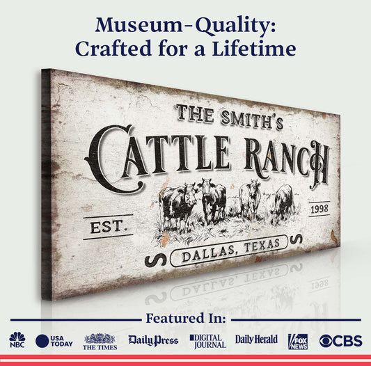 Branded Cattle Ranch Sign Specs - Image by Tailored Canvases