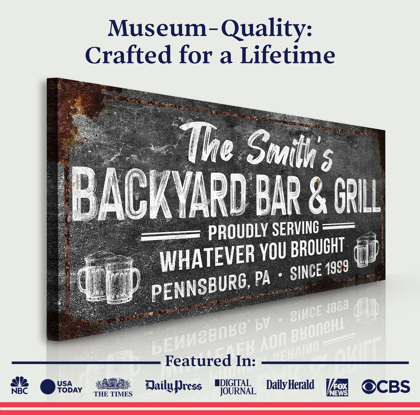 Backyard Bar & Grill Sign XXIII