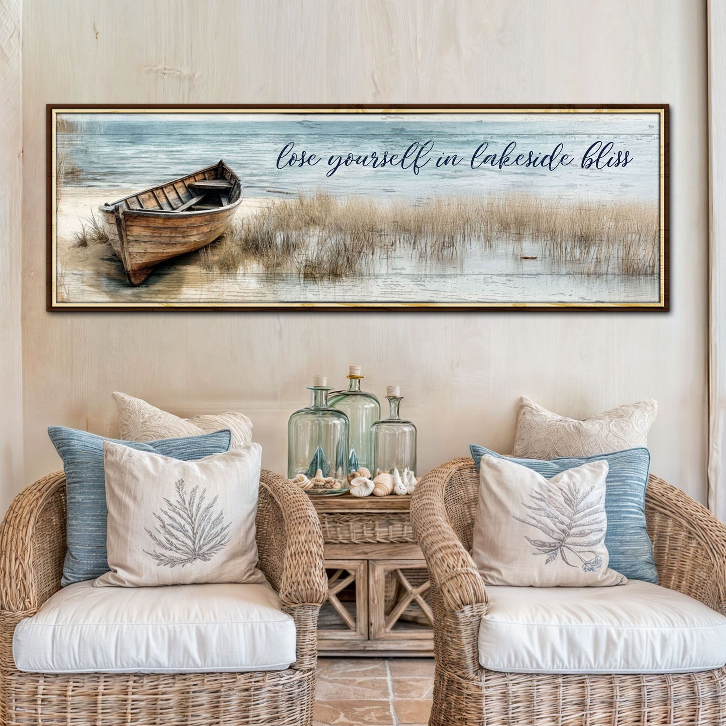 Lose Yourself in Lakeside Bliss Lake House Coastal Sign