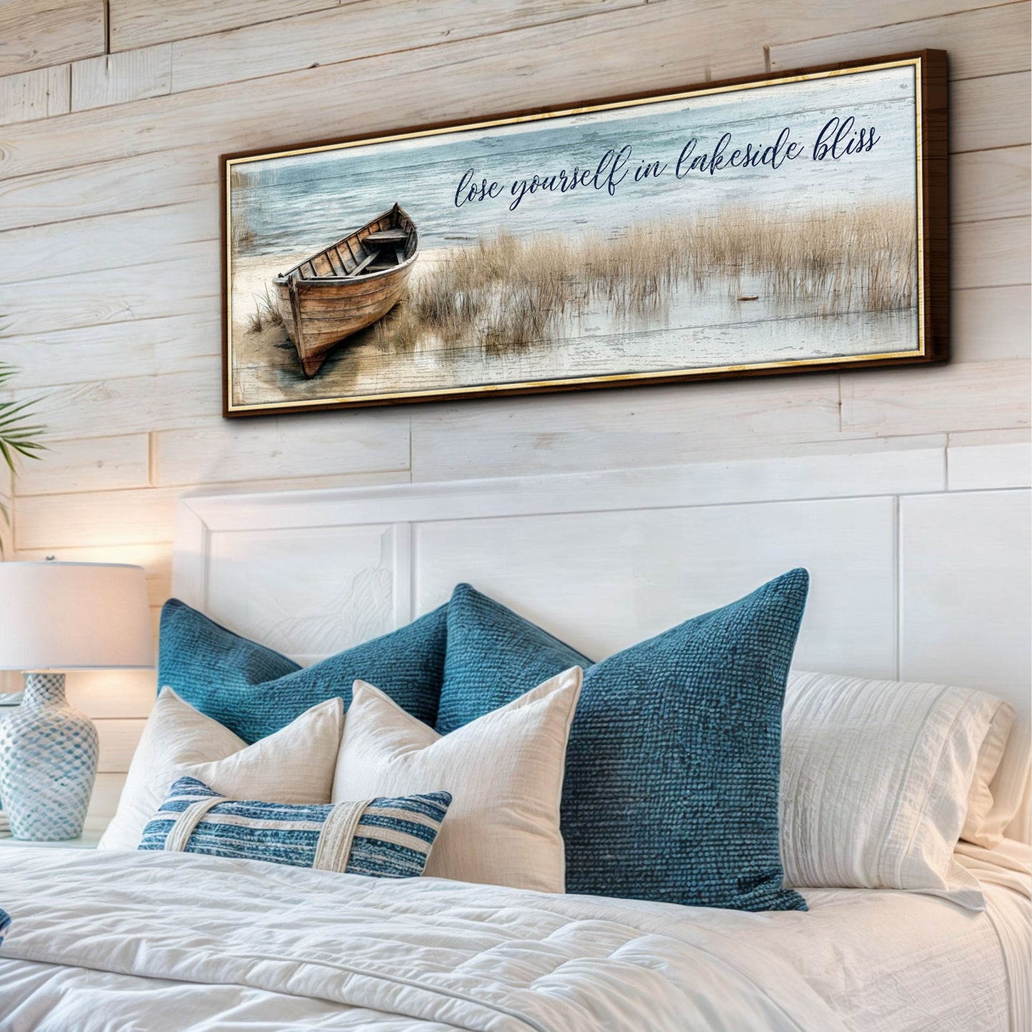 Lose Yourself in Lakeside Bliss Lake House Coastal Sign