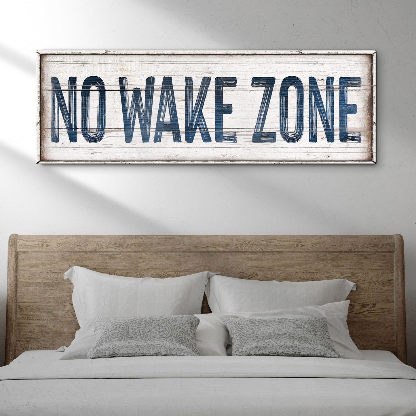 No Wake Zone Sign XVIII