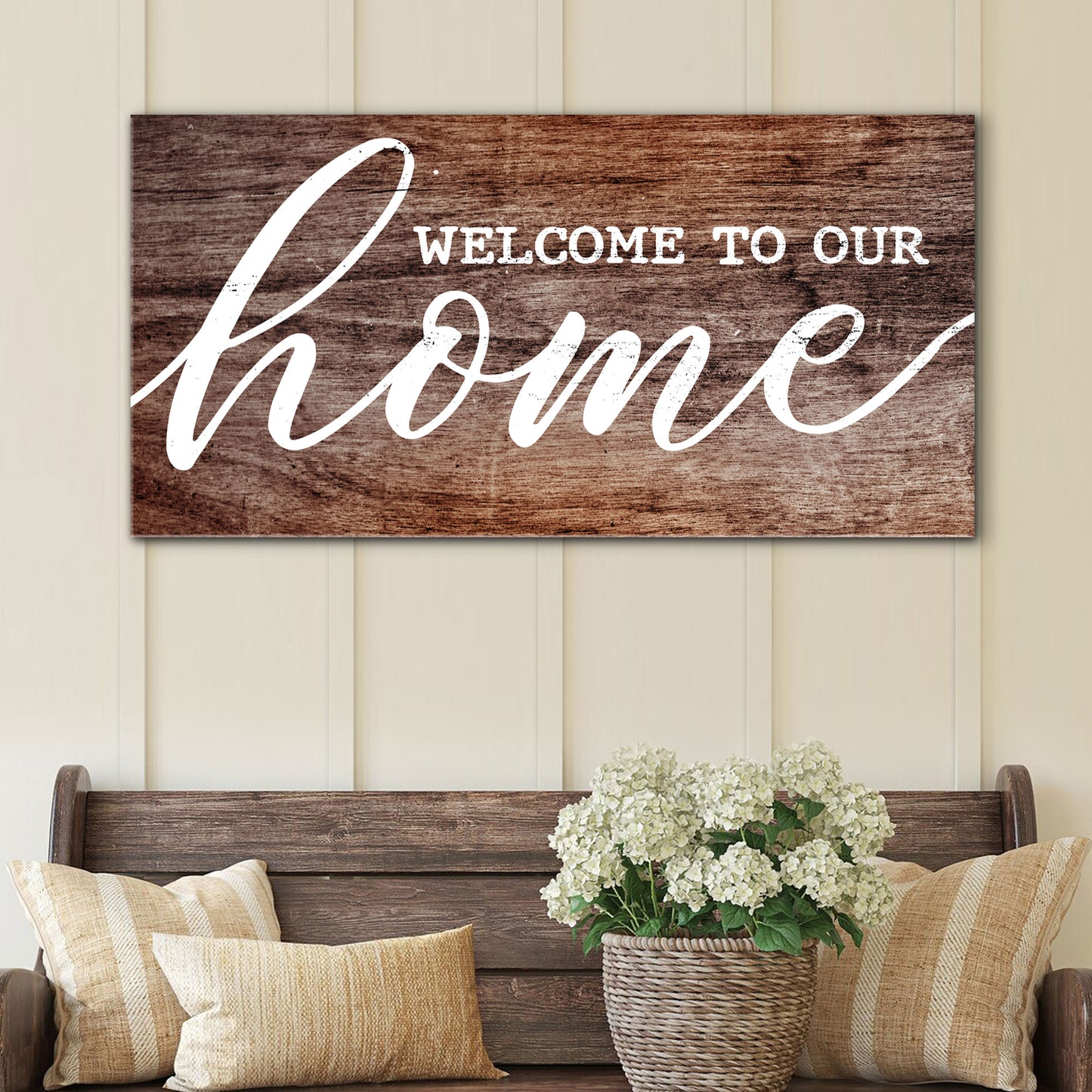 Welcome To Our Home Sign V