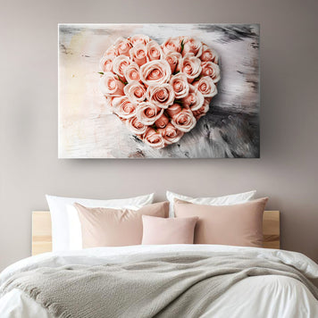 Floral Heart Wall Art II