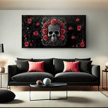 3D Vintage Skull Wall Art II