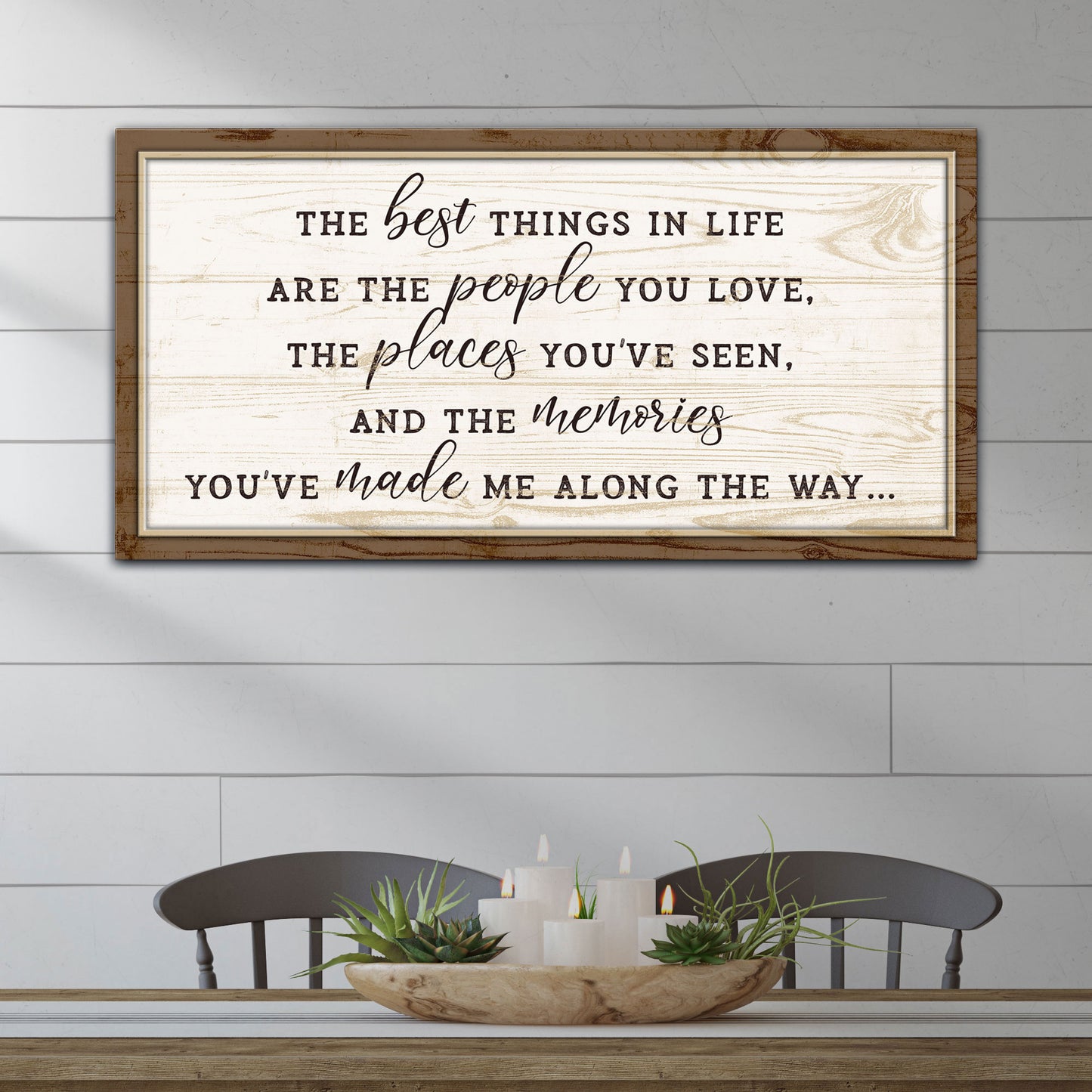 The Best Things In Life Sign VI