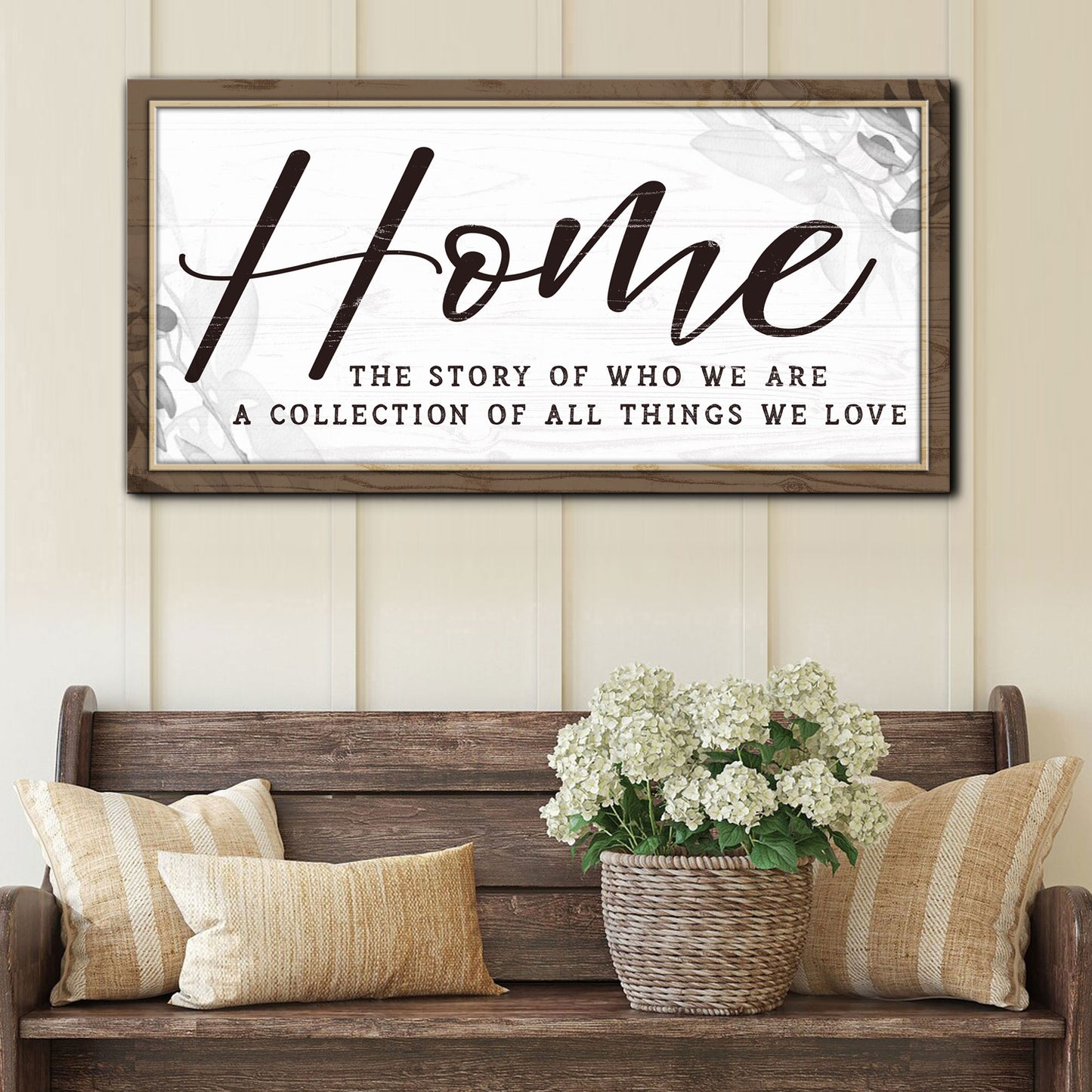 Home The Story of Who We Are Family Sign