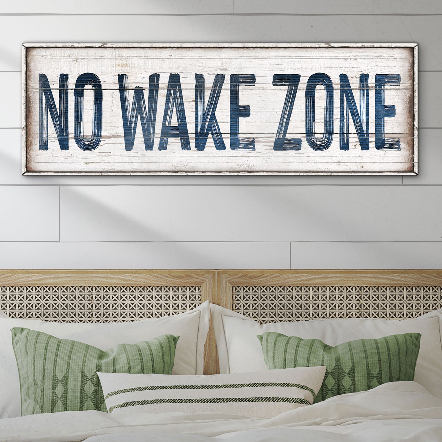 No Wake Zone Sign XVIII