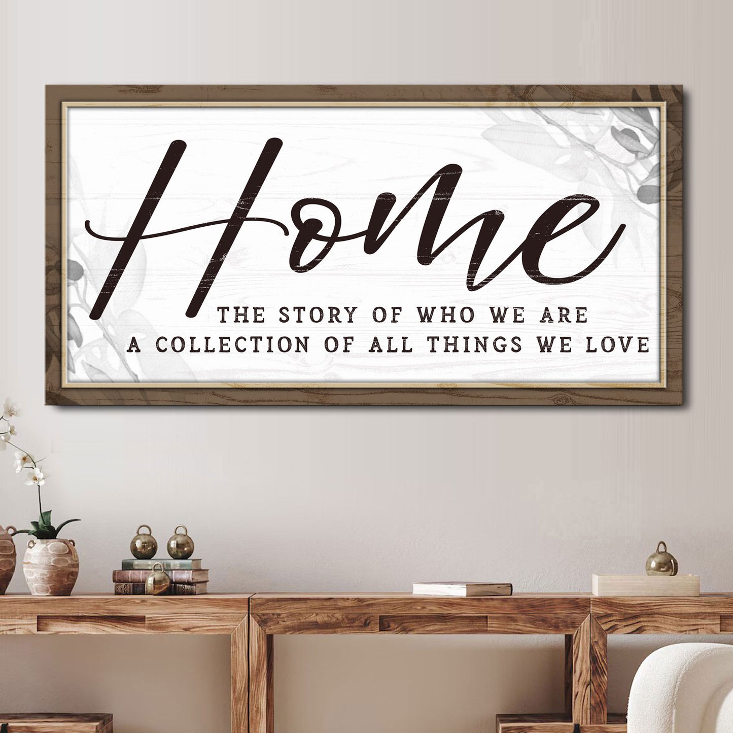 Home The Story of Who We Are Family Sign