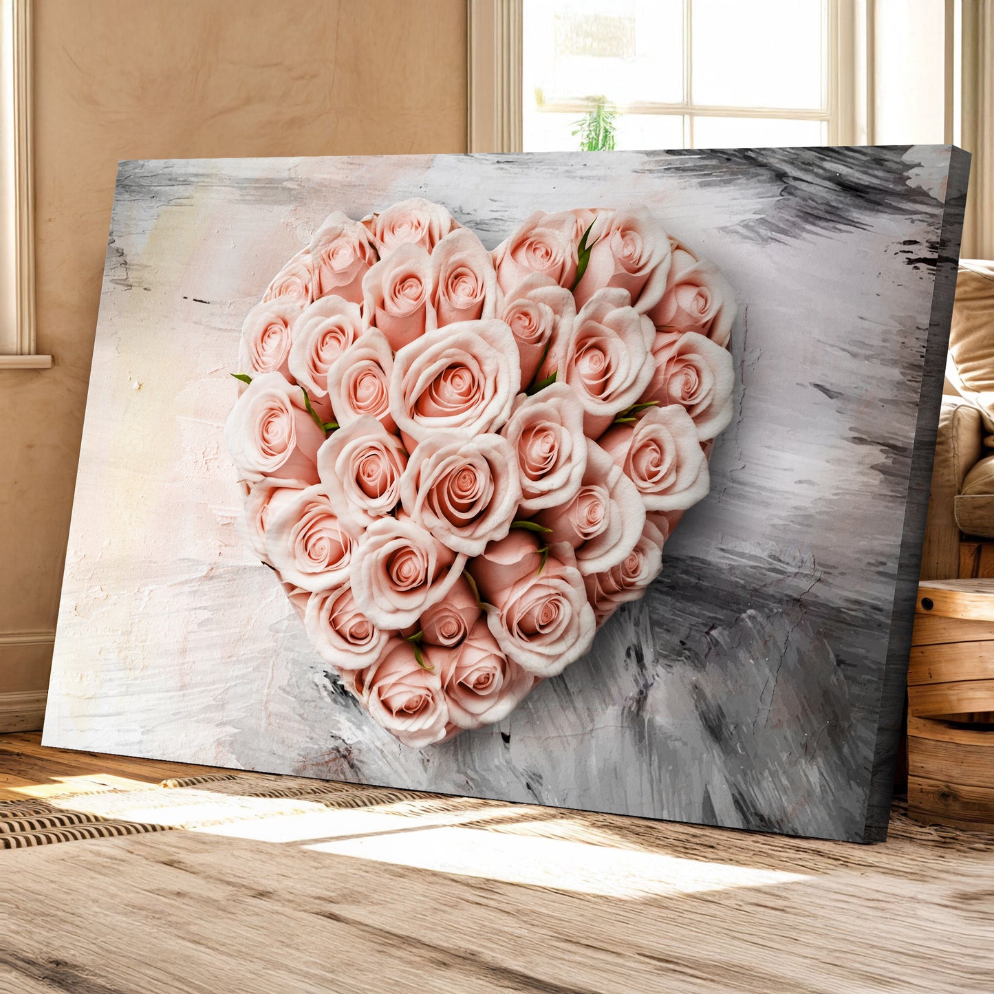 Floral Heart Wall Art II