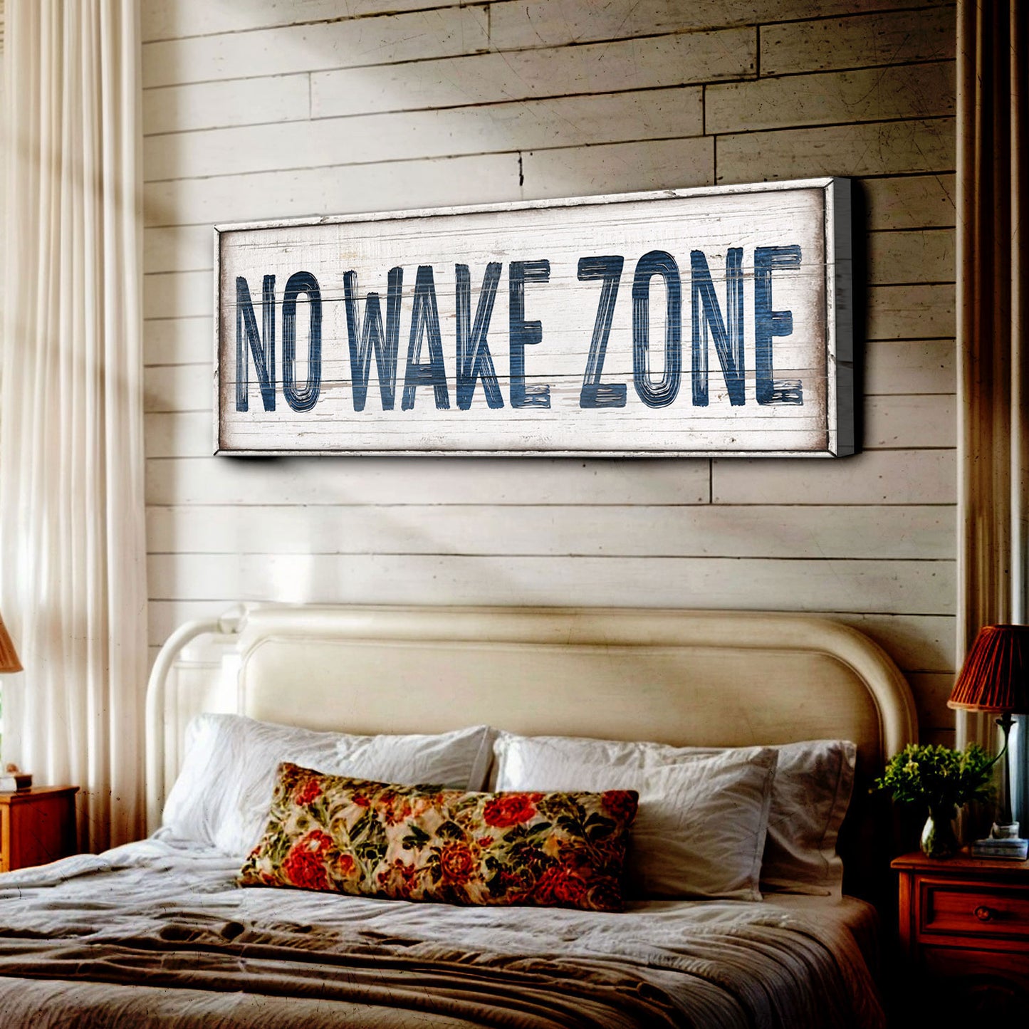 No Wake Zone Sign XVIII