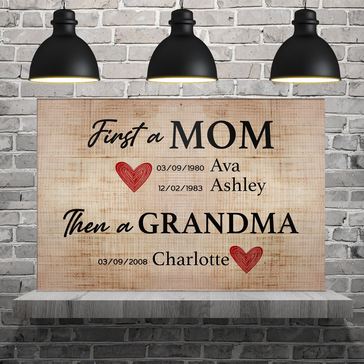 Mother's Day Sign First A Mom