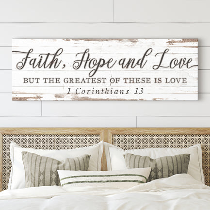 Faith Hope And Love 1 Corinthians 13 Faith Sign III