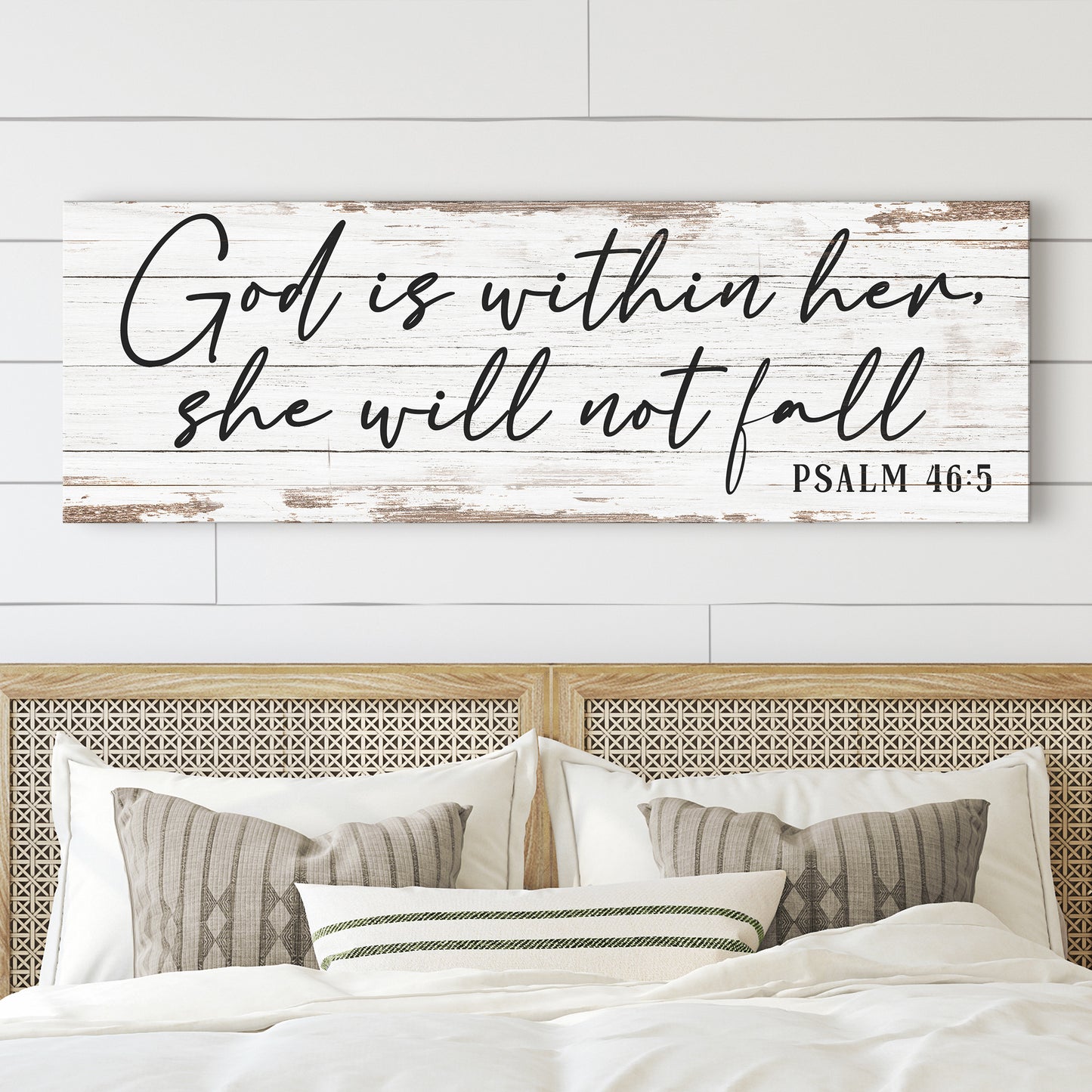 God Is Within Her She Will Not Fall Psalm 46:5 Faith Sign III