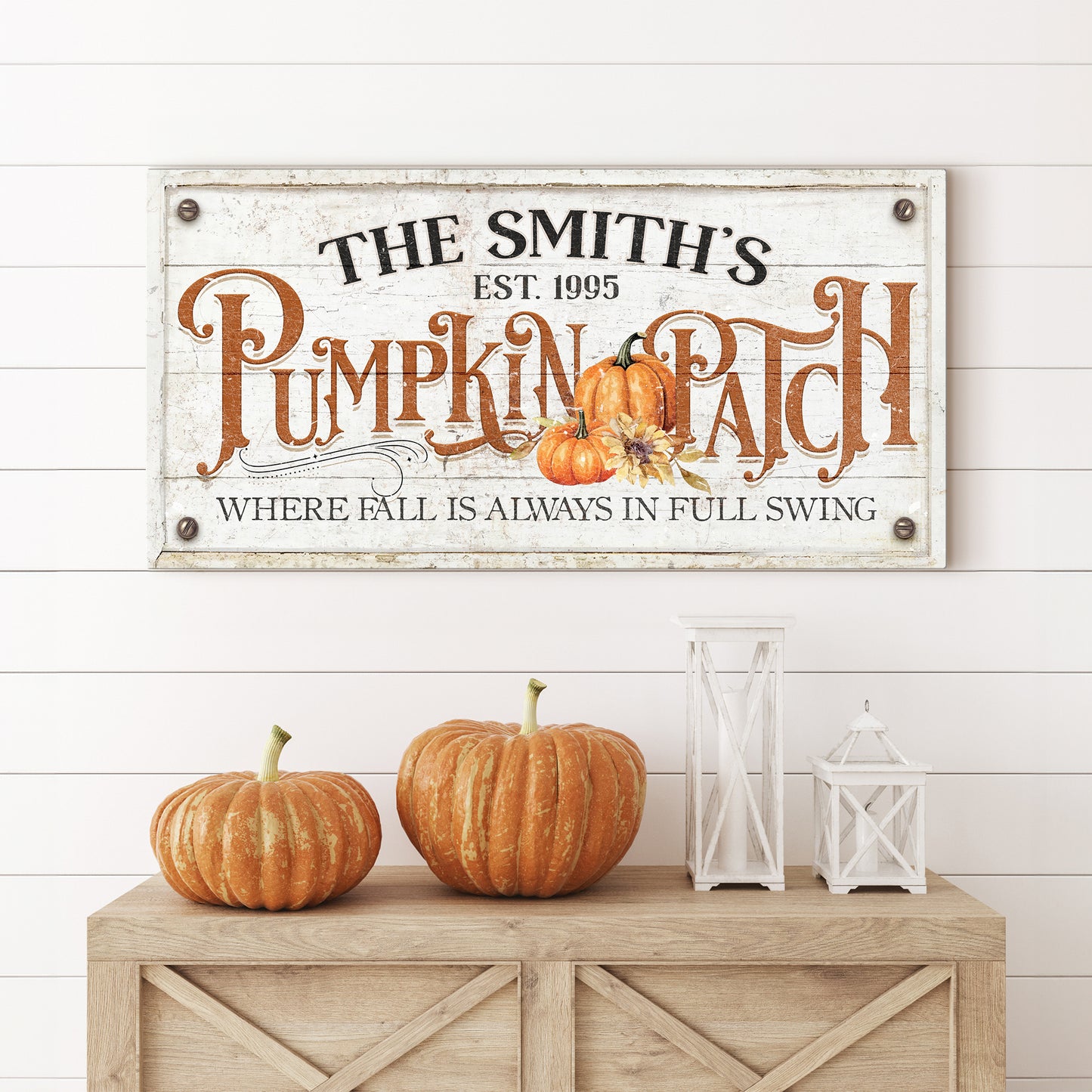 Where Fall Is Always In Full Swing Pumpkin Patch Sign