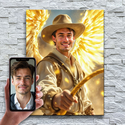 Golden Cowboy Angel