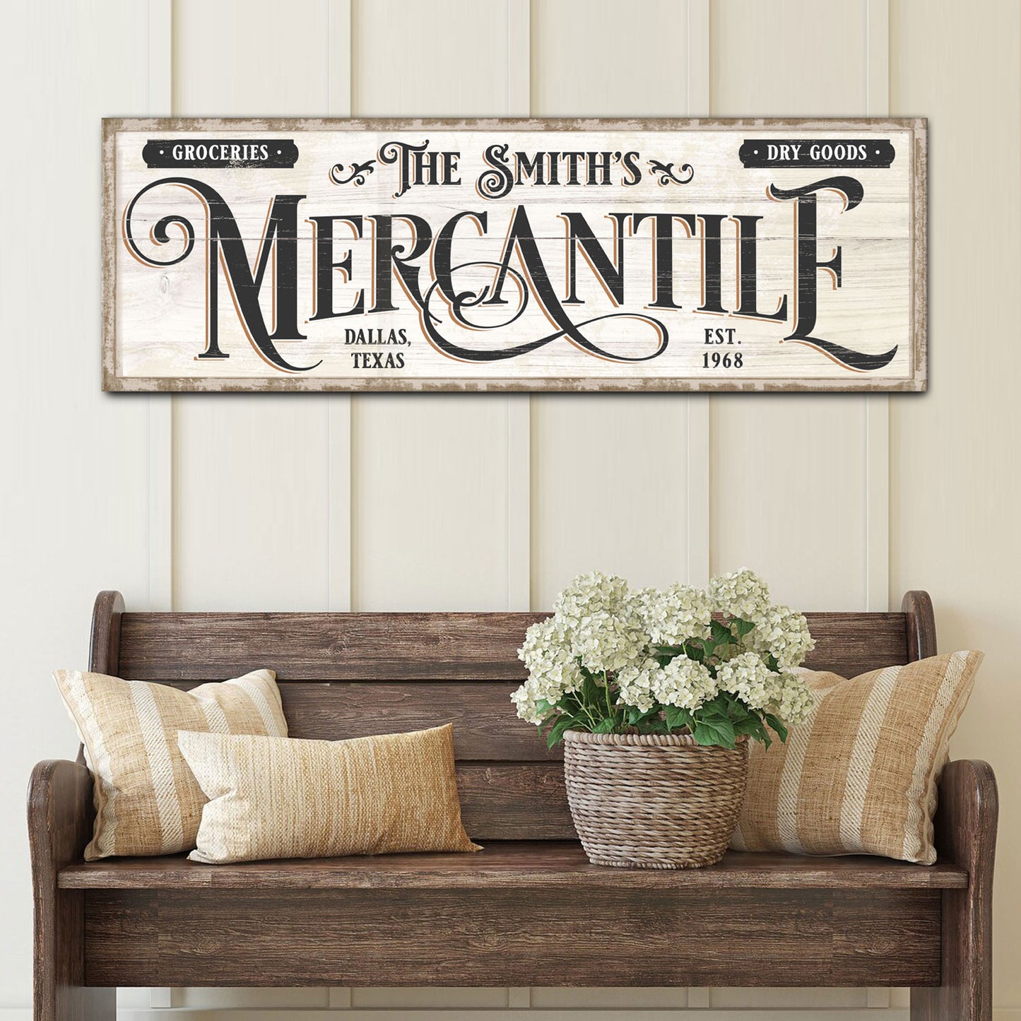 Family Mercantile Sign