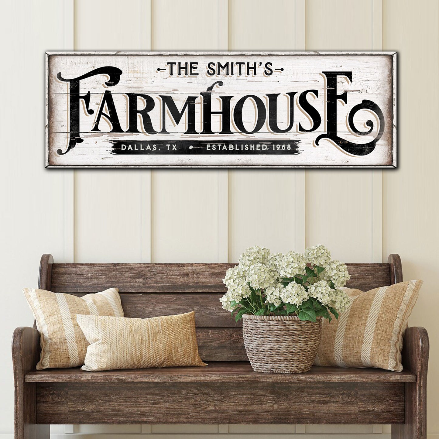 Vintage Rust Farmhouse Sign III